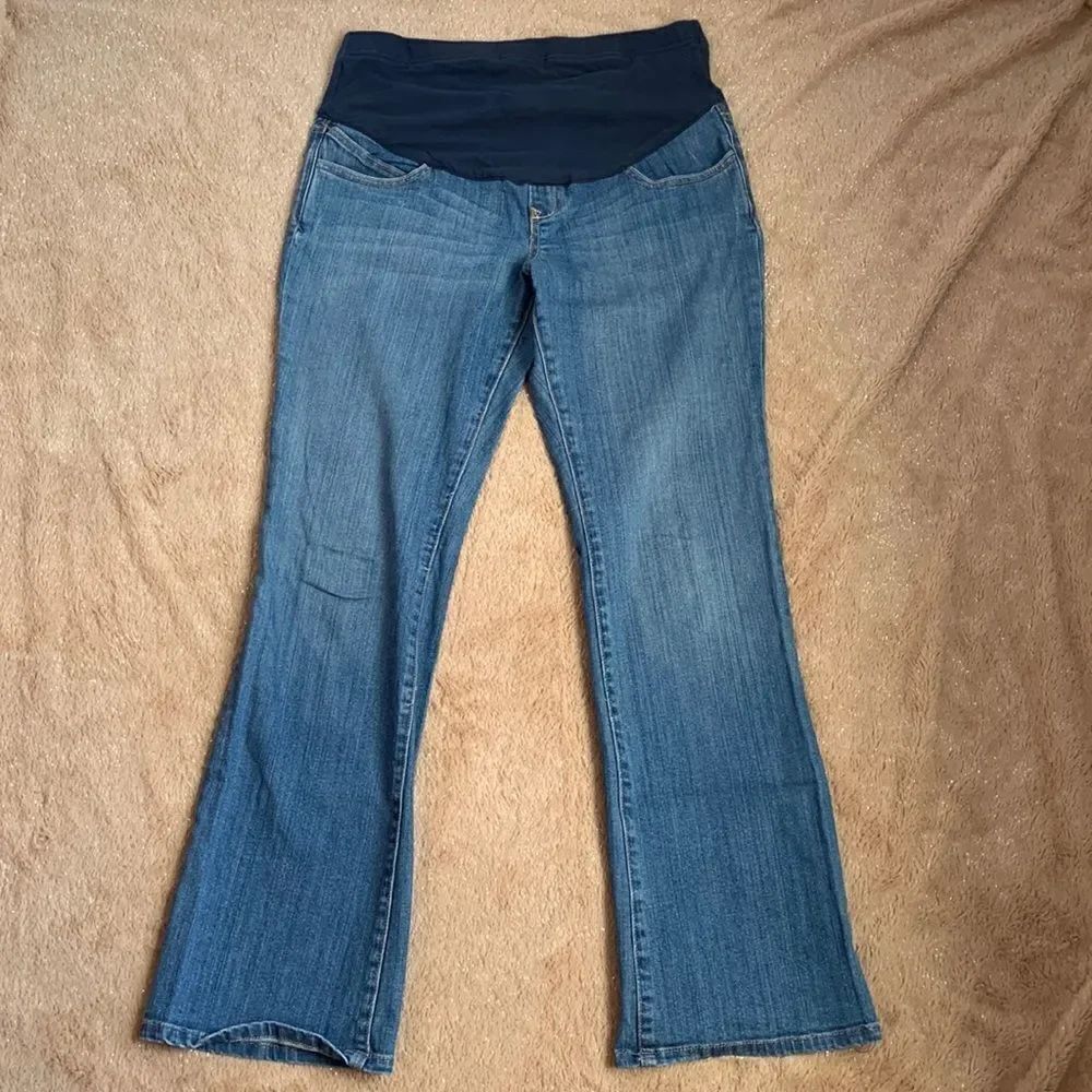 Old Navy Vintage Low Waist Maternity Denim Jeans Pants 2 Short